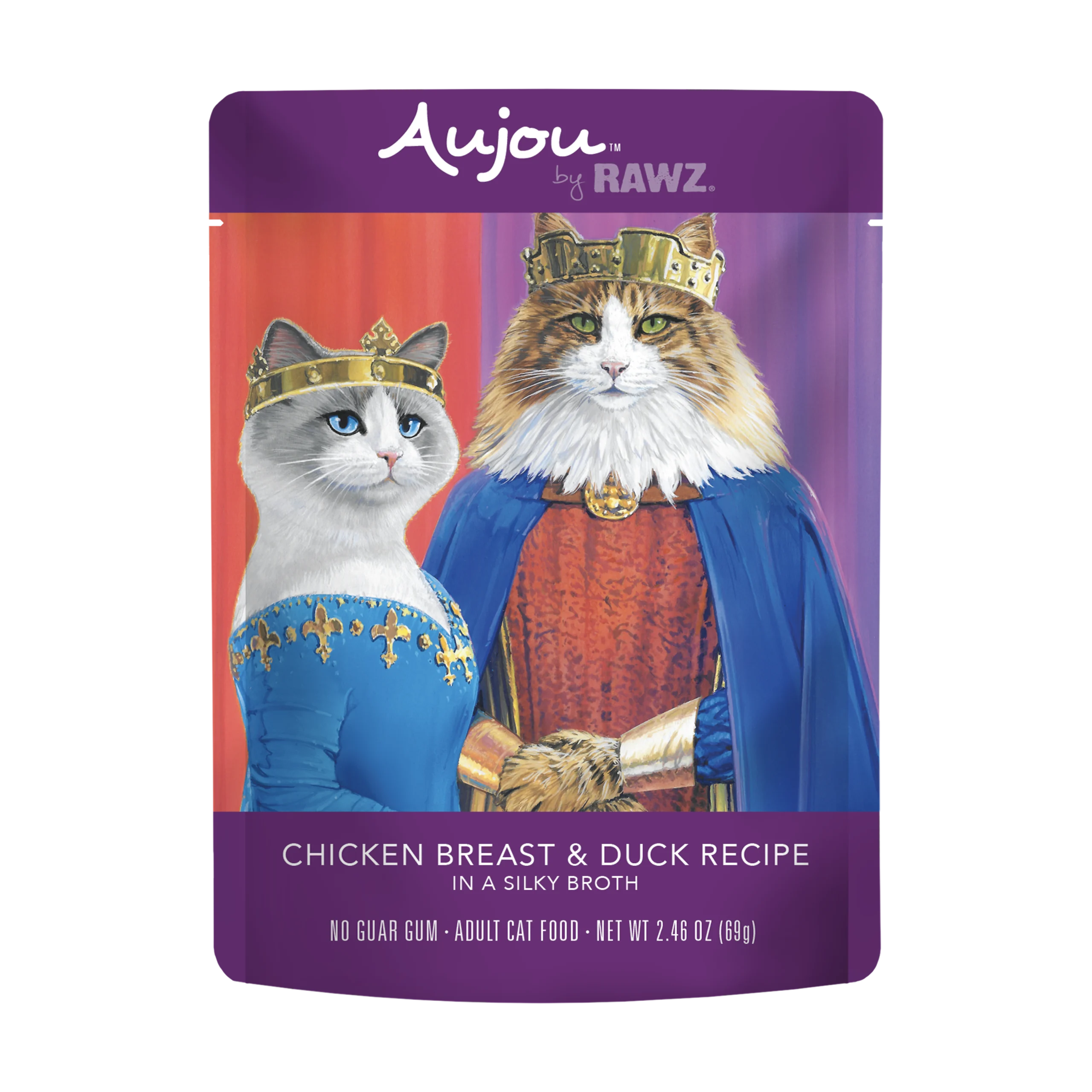 Aujou Chicken Breast & Duck Recipe Cat Food