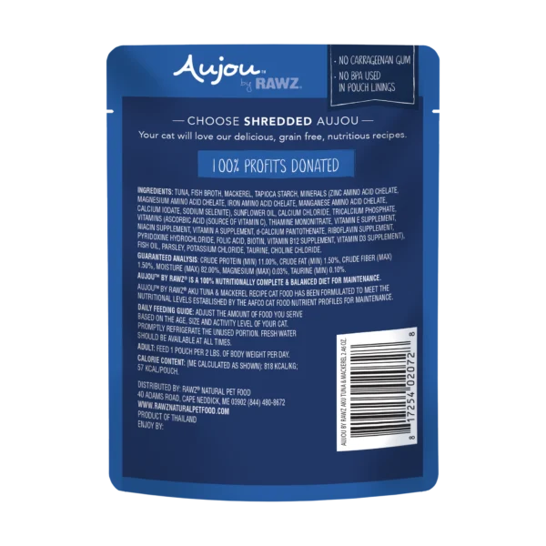 Aujou Aku Tuna & Mackerel Recipe Cat Food - Image 2