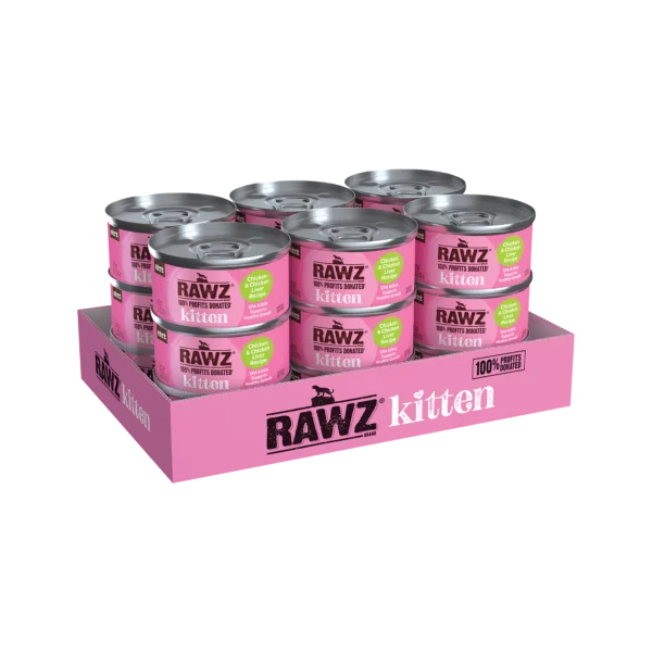 RAWZ_WebsiteCarousel_Cat_Kitten_Chicken&ChickenLiver_2.8OZ-TRAY