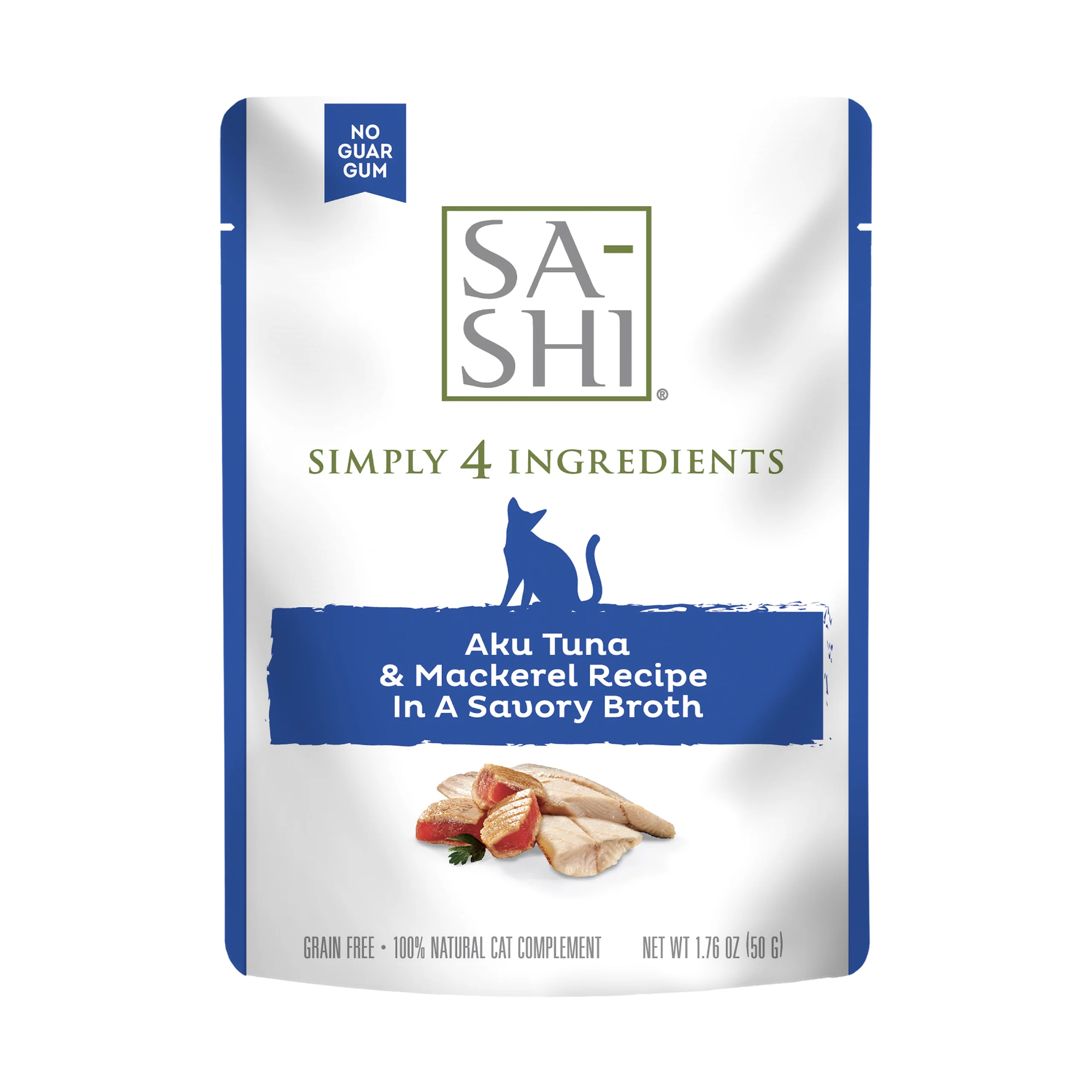 Sa-Shi Aku Tuna & Mackerel Cat Food Recipe in Savory Broth