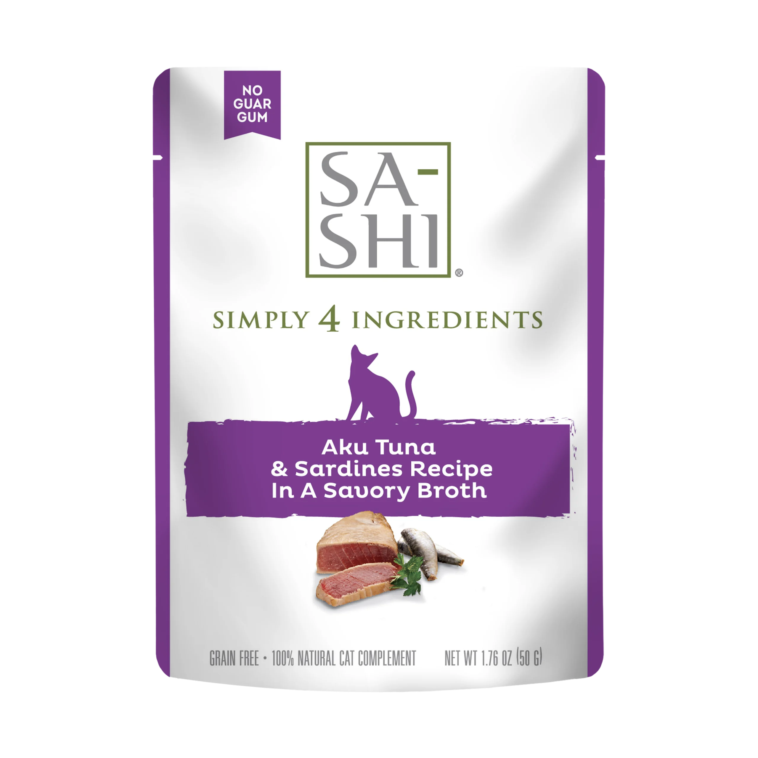 Sa-Shi Aku Tuna & Sardines Cat Food Recipe in Savory Broth