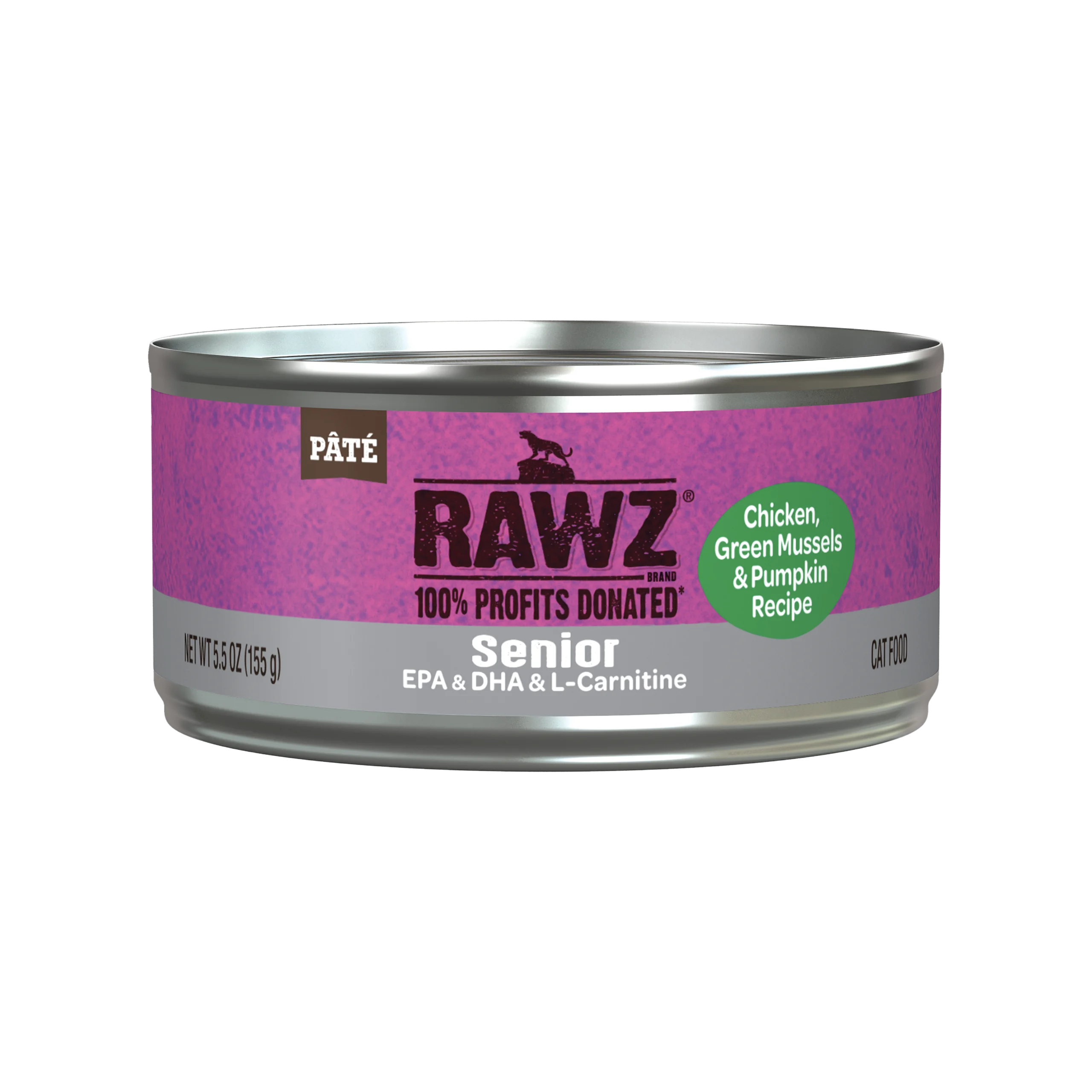 Senior Chicken, New Zealand Green Mussels & Pumpkin Cat Food