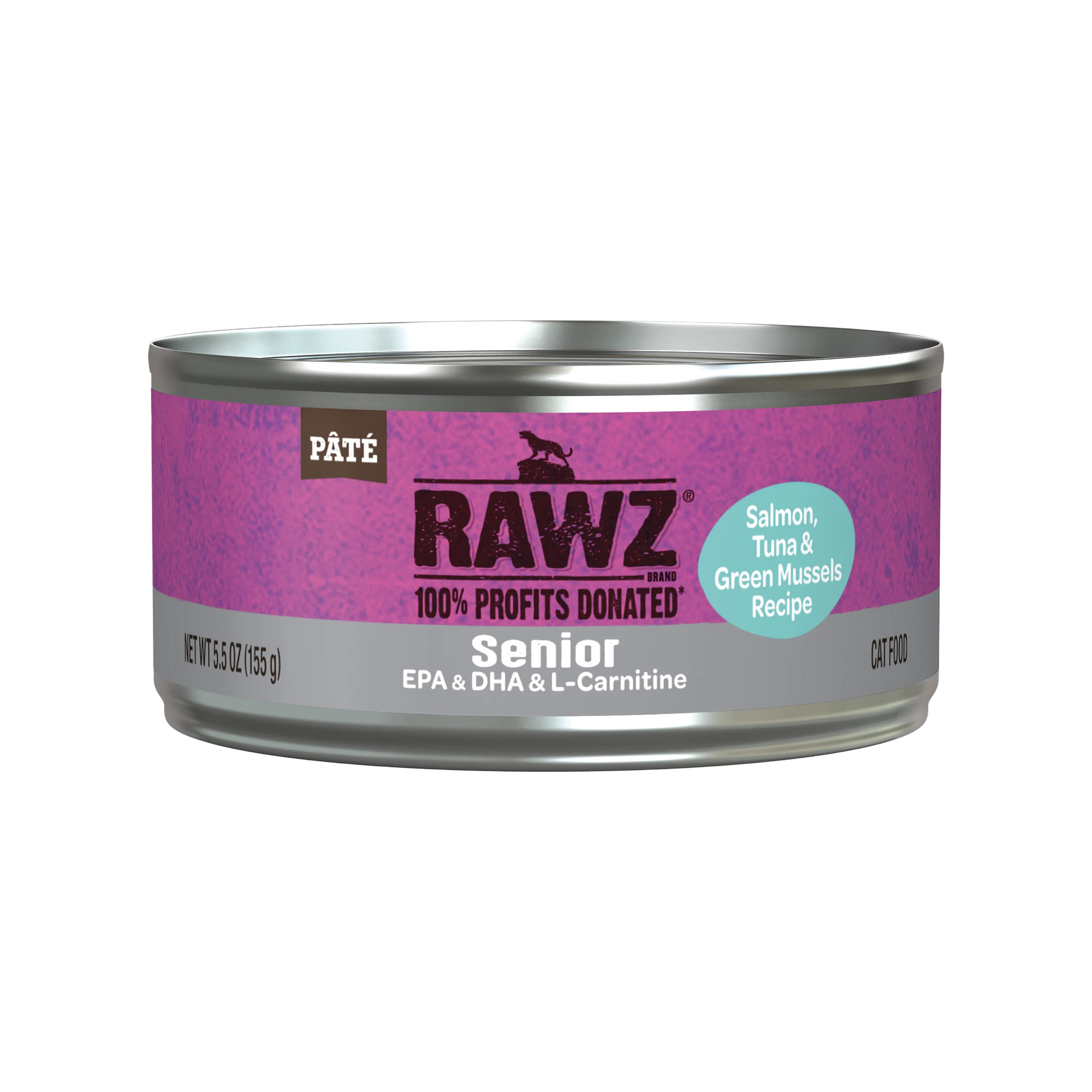 Senior Salmon, Tuna & New Zealand Green Mussels Cat Food