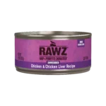 RAWZ_WebsiteCarousel_Cat_Shredded_Chicken&ChickenLiver_5.5OZ-FRONT