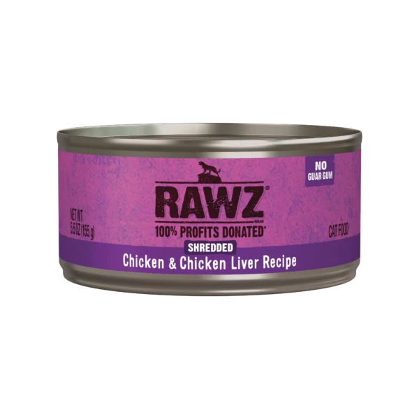 RAWZ_WebsiteCarousel_Cat_Shredded_Chicken&ChickenLiver_5.5OZ-FRONT