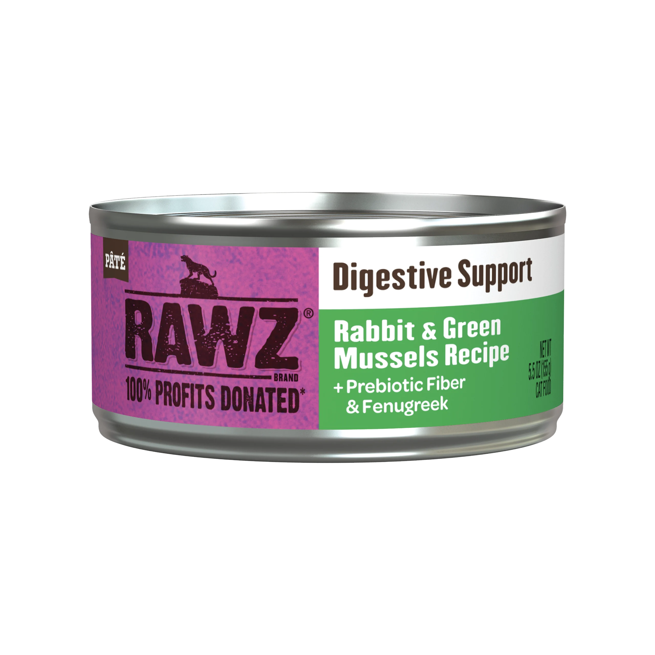 Digestive Support Rabbit & Green Mussels Cat Food