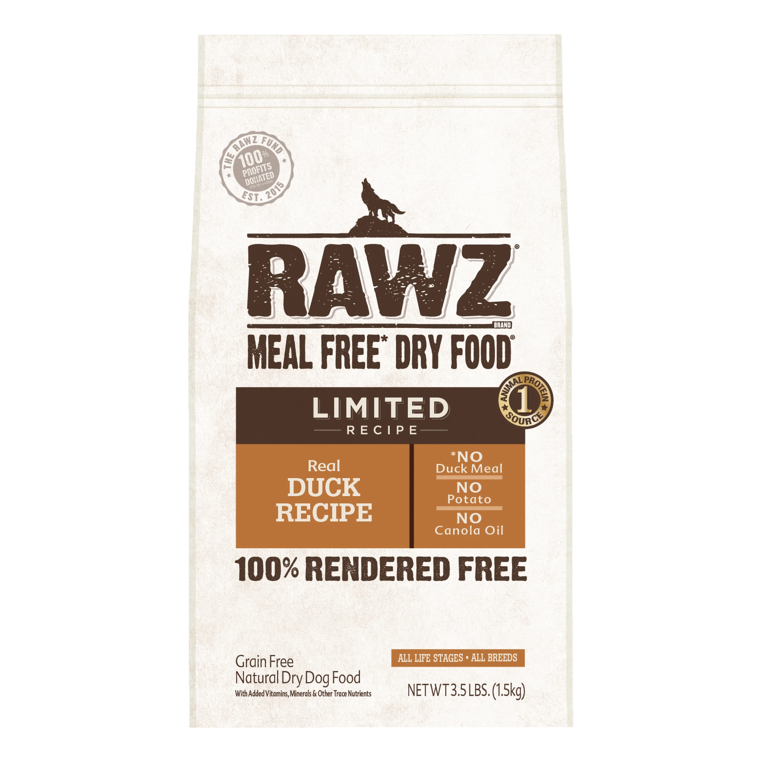 Real Duck Dog Food Limited Recipe