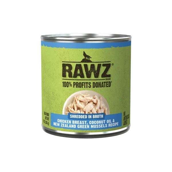 Shredded Chicken Breast, Coconut Oil & New Zealand Green Mussels Dog Food