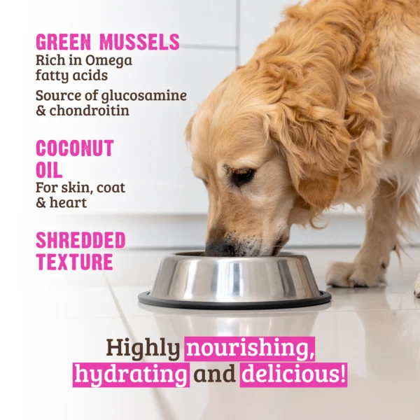 RAWZ_WebsiteCarousel_Dog_Shreds_Chicken&CoconutOil_LIFESTYLE