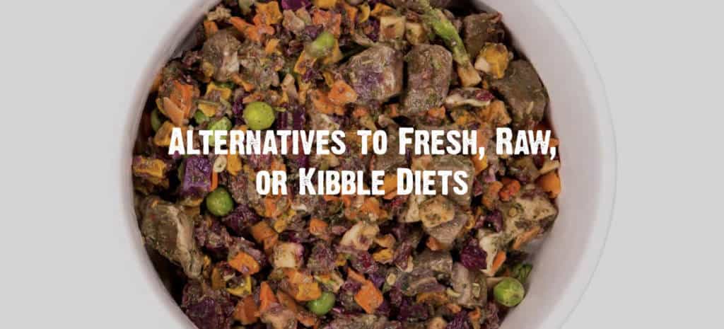 Alternatives to Fresh, Raw or Kibble Diets