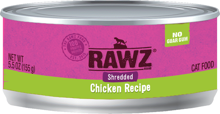 RAWZ Shredded Cat Food - Chicken