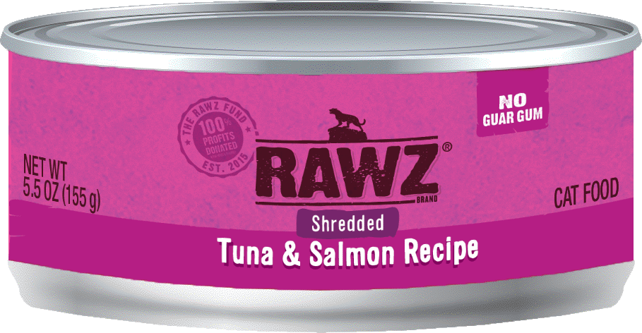 RAWZ Shredded Cat Food - Tuna and Salmon