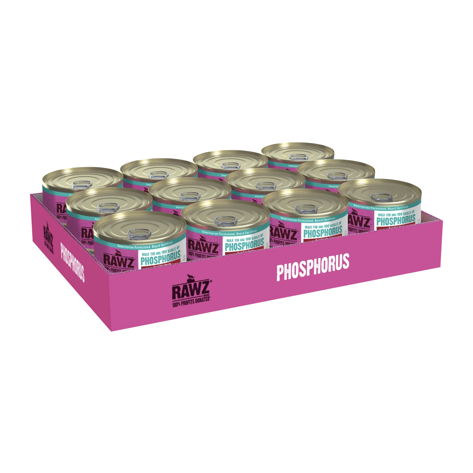 Lower Phosphorus Beef Canned Cat Food - RAWZ