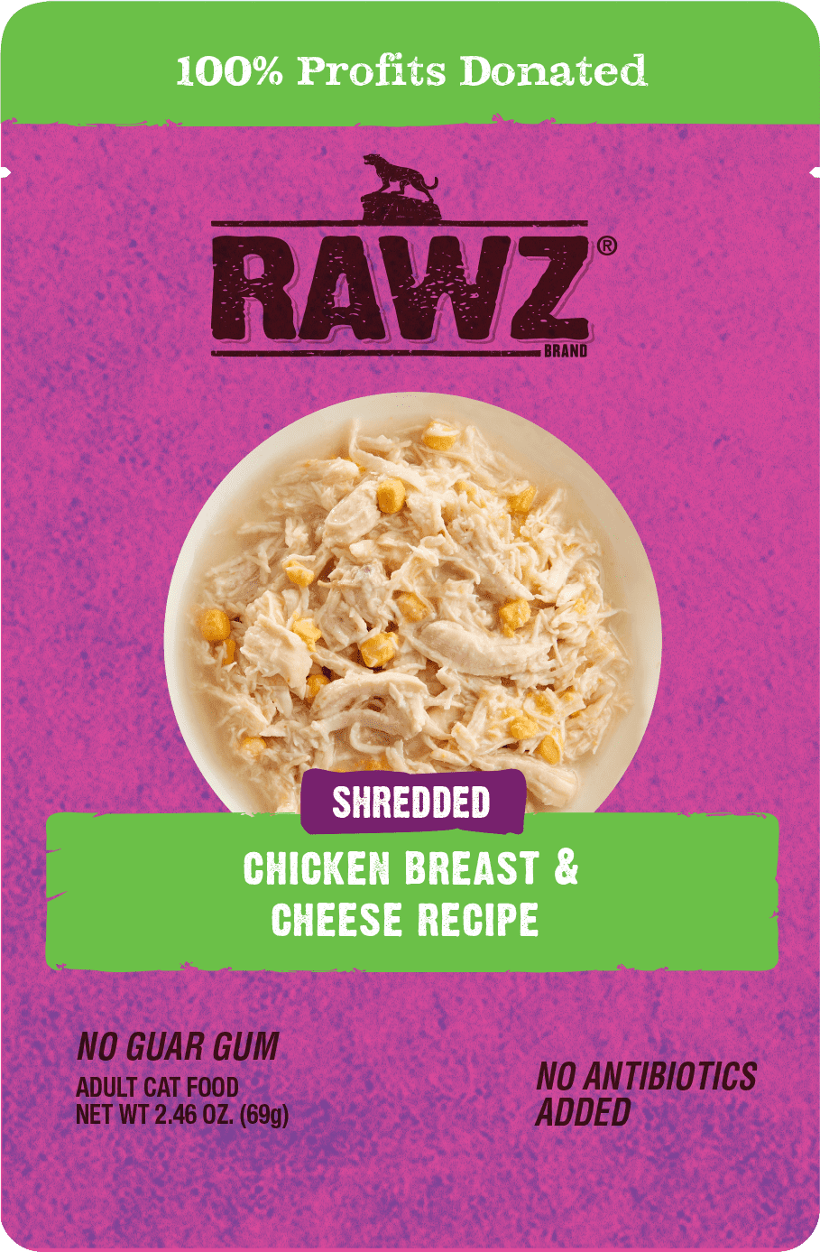 RAWZ Shredded Cat Food - Chicken Breast & Cheese